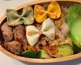 ポークステーキ丼弁当作り方5写真