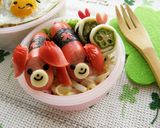 ワンちゃんウインナー☆キャラ弁☆飾り切り作り方7写真