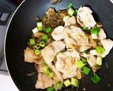 豚肉と九条葱のザーサイ炒め作り方3写真