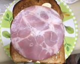 朝から満腹ハムエッグトースト作り方3写真