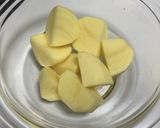 かぼちゃ風味のサモサ風ポテト餃子作り方2写真