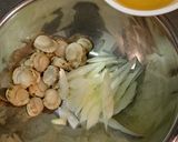 セロリと蒸しベビーホタテの和え物作り方2写真