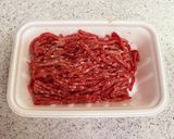 作り置き♪牛肉ごぼう♪作り方1写真