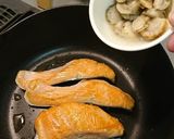 鮭とズッキーニちゃんちゃん焼き風作り方3写真