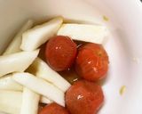 長芋とミニトマトのワサビ和え作り方6写真