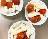 長芋とミニトマトのワサビ和え作り方7写真