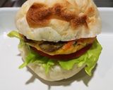 犬ご飯 オムレツバーガー作り方4写真