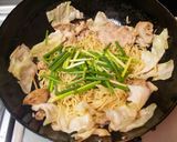 豚肉とねぎの塩焼きそば柚子胡椒風味作り方7写真