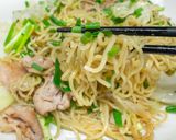 豚肉とねぎの塩焼きそば柚子胡椒風味作り方9写真