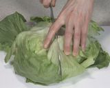 レタスステーキ～トマトソース～作り方1写真