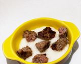 残り物リメイク♡ハンバーグカレーグラタン作り方2写真