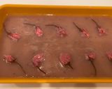 淡雪桜羊羹！三層の創作和菓子♪作り方10写真