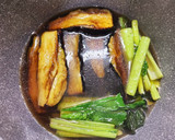揚げ出し豆腐と江戸菜とナスの煮浸し作り方5写真