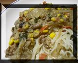 肉と野菜のピリ味噌炒めﾟღ作り方9写真