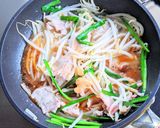 肉ニラもやし炒め作り方7写真