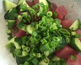 混ぜるだけ！マグロの和え物作り方3写真