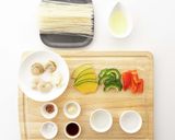 ナンプラー香る！夏野菜と海鮮の焼ビーフン作り方2写真