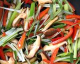 鶏胸肉唐揚げに☆野菜たっぷり甘酢餡掛け作り方7写真