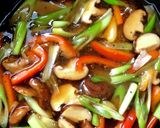 鶏胸肉唐揚げに☆野菜たっぷり甘酢餡掛け作り方8写真