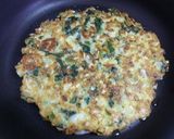 モロヘイヤいり！米粉お好み焼き♪作り方12写真