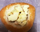 チーズカレーパンに☆変身☆作り方3写真