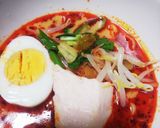 バースデー主人ランチ旨辛つけ麺2way作り方8写真