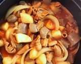 こてっちゃんで時短！柔らか✨もつじゃが煮作り方5写真