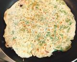 大葉たっぷりもちもちチヂミ作り方7写真