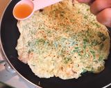 大葉たっぷりもちもちチヂミ作り方8写真