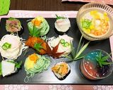 涼しげな夏菓子♪紫陽花*水ようかん*饅頭作り方12写真