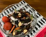 長ひじきのチーズ、レモンバルサミコサラダ作り方6写真