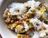 納豆とサバのカレー焼きのご飯作り方3写真