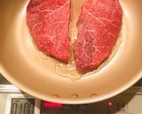ステーキ焼き方・牛モモステーキ・ソース作り方2写真
