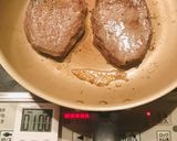 ステーキ焼き方・牛モモステーキ・ソース作り方3写真