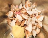椎茸たっぷりクリームスープ・きのこスープ作り方1写真