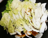 牛肉と白菜と葛きりのすき焼き風作り方1写真