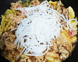 牛肉と白菜と葛きりのすき焼き風作り方3写真
