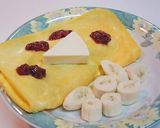 憩いひととき✨バナナのレモンクレープ包み作り方7写真