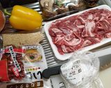 【羊】ラム炒め(プルコギ風)作り方1写真