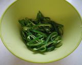 レンジで簡単！ピーマンの塩昆布ナムル☆作り方1写真