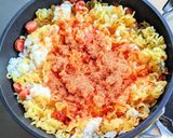 辛ラーメン でチーズそばめし作り方8写真