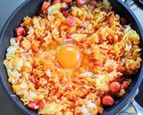 辛ラーメン でチーズそばめし作り方9写真