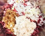 粗挽きミンチでハンバーグ作り方1写真