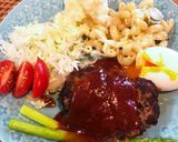 粗挽きミンチでハンバーグ作り方5写真