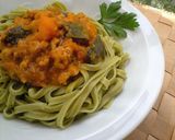 かぼちゃの和風ミートソースパスタ作り方8写真