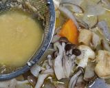 野菜たっぷり…ほうとう的な味噌汁作り方8写真