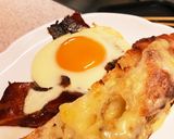 ダイソー燻製ベーコン目玉焼き作り方4写真