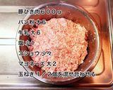 カレーあんのチーズinミートボール作り方1写真