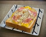 ベーコンエッグトースト作り方4写真