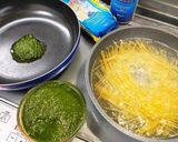 アスパラ菜のパスタ作り方18写真